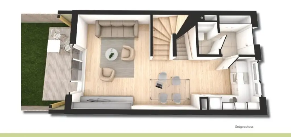 ++NEU++ GRÜNE9 - TOP für Familien & Anleger! Hochwertiges Reihenhaus mit Garten und perfekter U1-Anbindung!  PKW-Stellplatz, Eigengarten, Südwest-Terrasse, Sonne+++