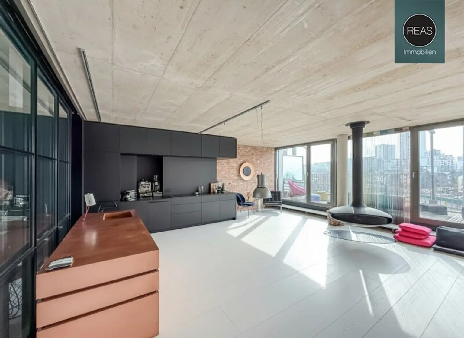 Atemberaubendes Penthouse Loft in der Brotfabrik Wien!