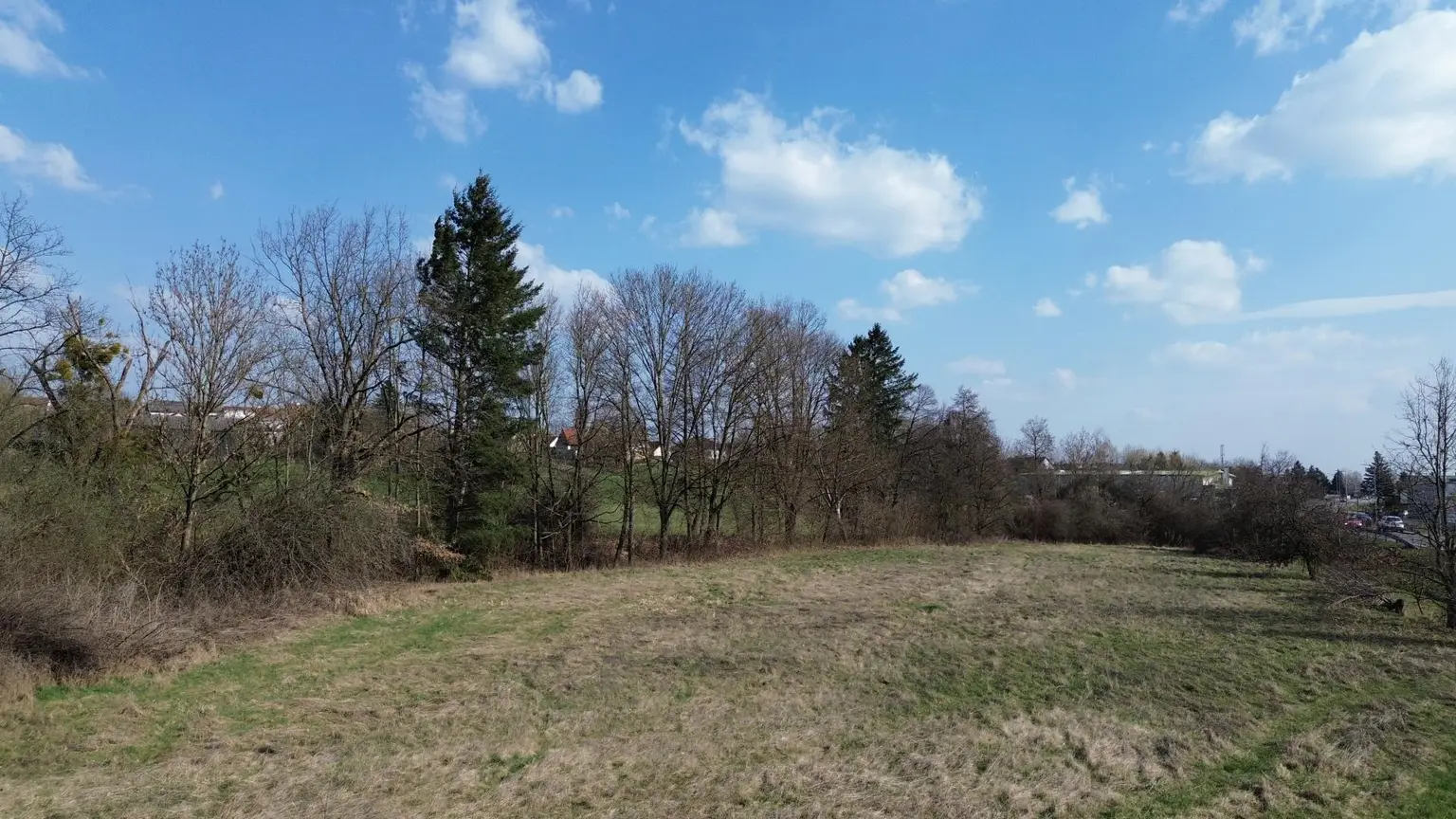 Drohnenansicht Grundstück