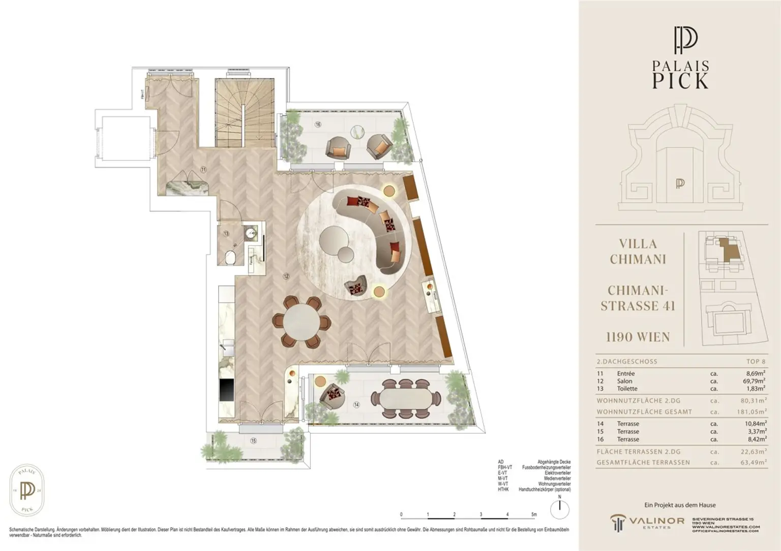Exklusives Rooftop Retreat: inkl. Pool -  Ein Wohnjuwel der Extraklasse: Wo architektonisches Erbe auf modernen Luxus trifft