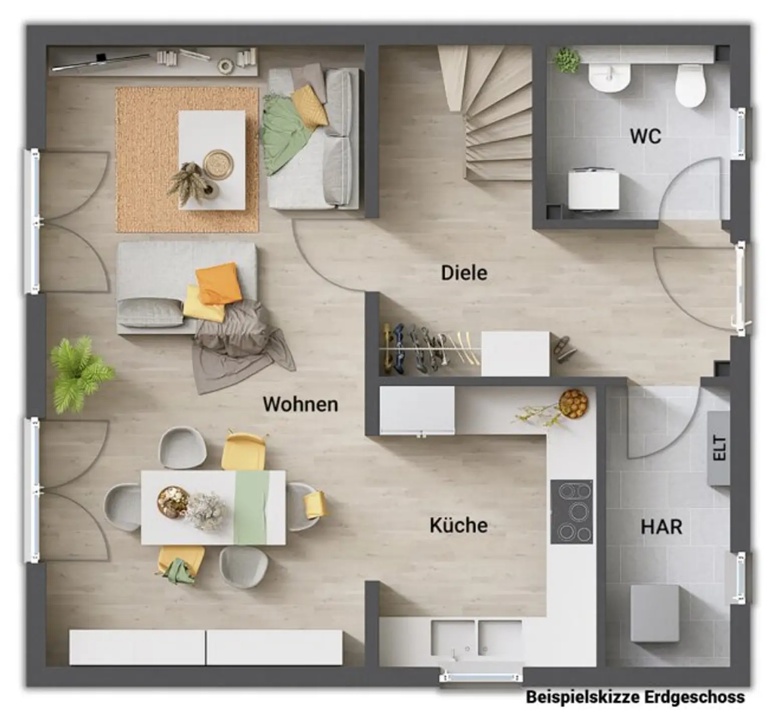 NAHE INNSBRUCK: Sonniges Grundstück im GRÜNEN mit geplantem NEUBAU-Einfamilienhaus zu kaufen!