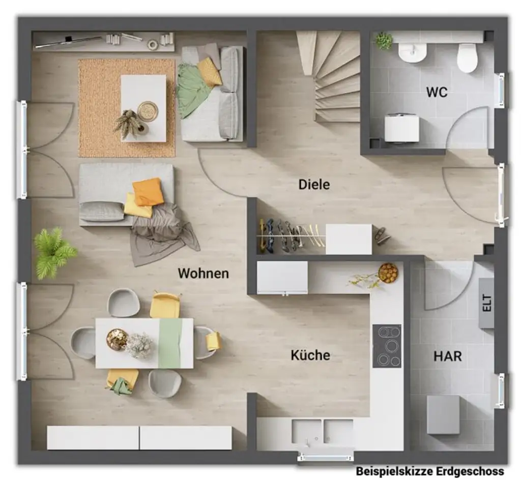 NAHE INNSBRUCK: Sonniges Grundstück im GRÜNEN mit geplantem NEUBAU-Einfamilienhaus zu kaufen!