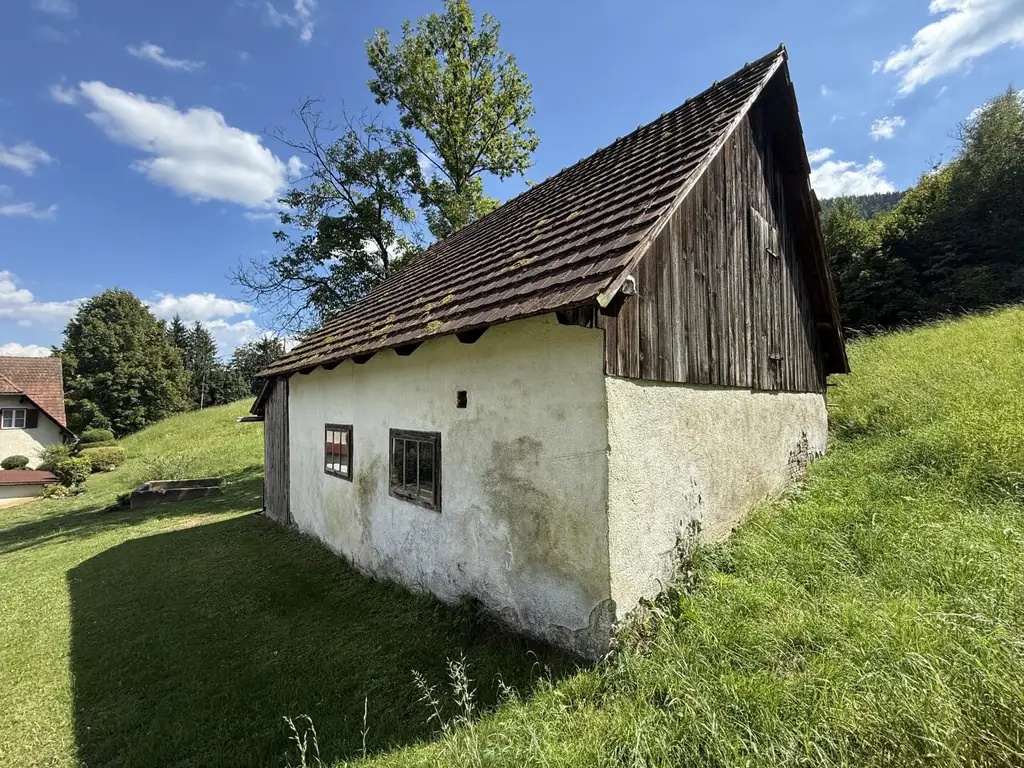 Übelbach, Wohnhaus zum sanieren mit großem Grundstück in Grünlage
