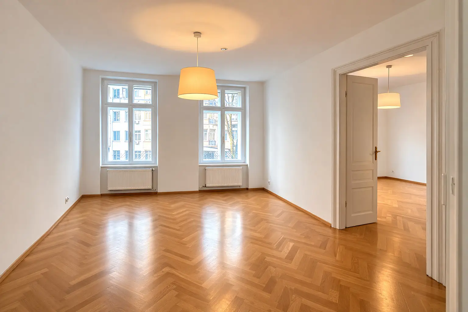 Gepflegte und ruhige Hochparterre Wohnung Nähe Alois Drasche Park