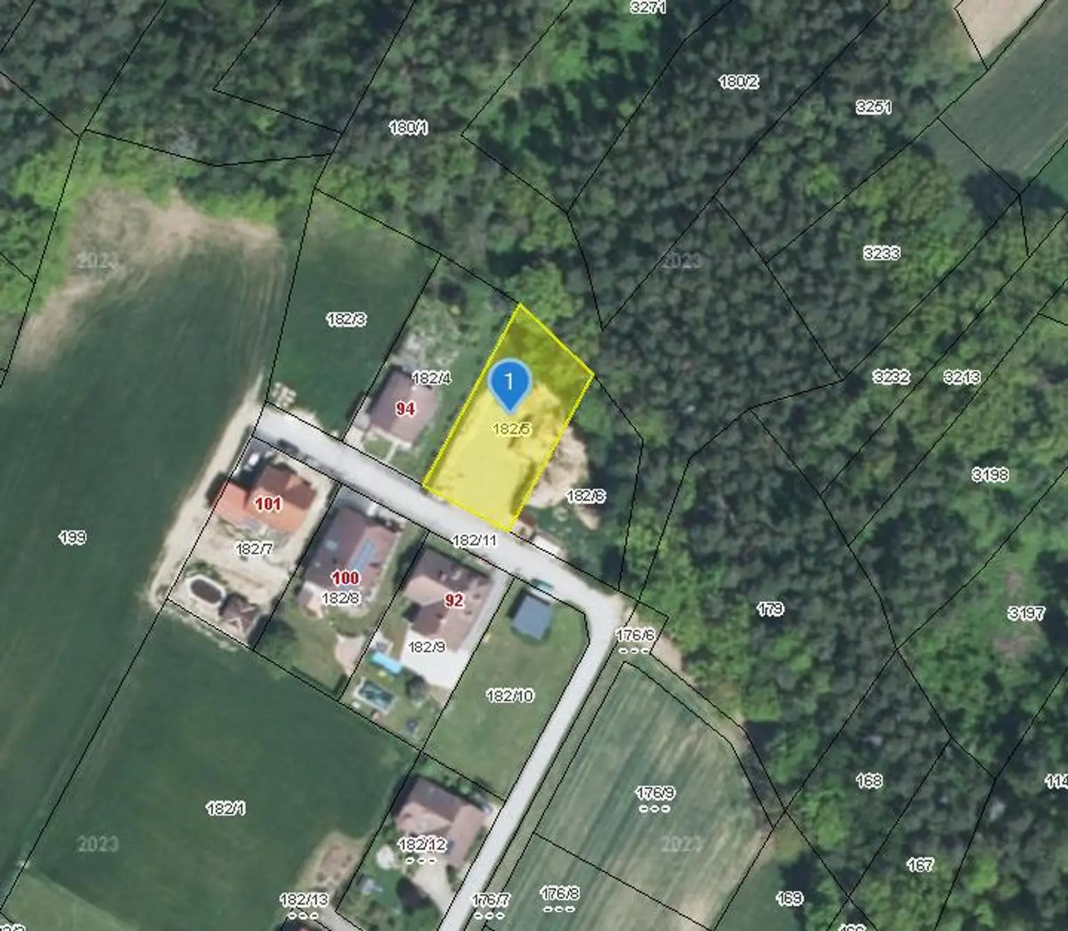 Lageplan Altweitra