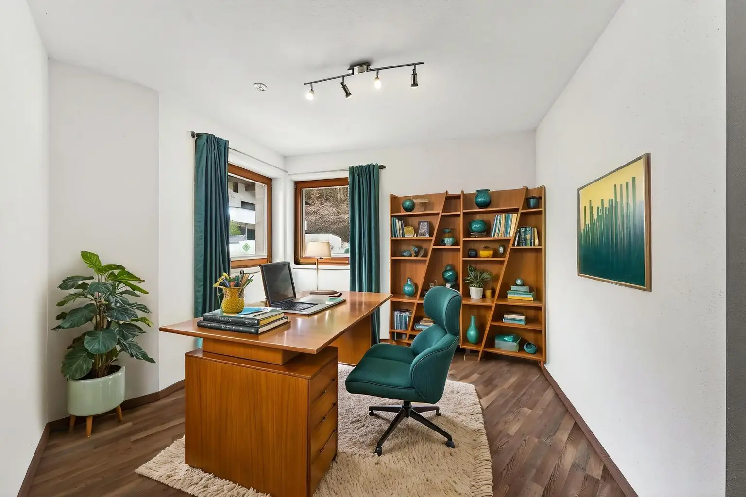 Homeoffice Einrichtungsbeispiel / VR gestaged