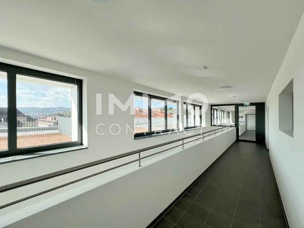 53,21qm 2ZI- Dachgeschosswohnung mit 19,55qm Terrasse, 30qm Gründach, und 14,07qm Balkon