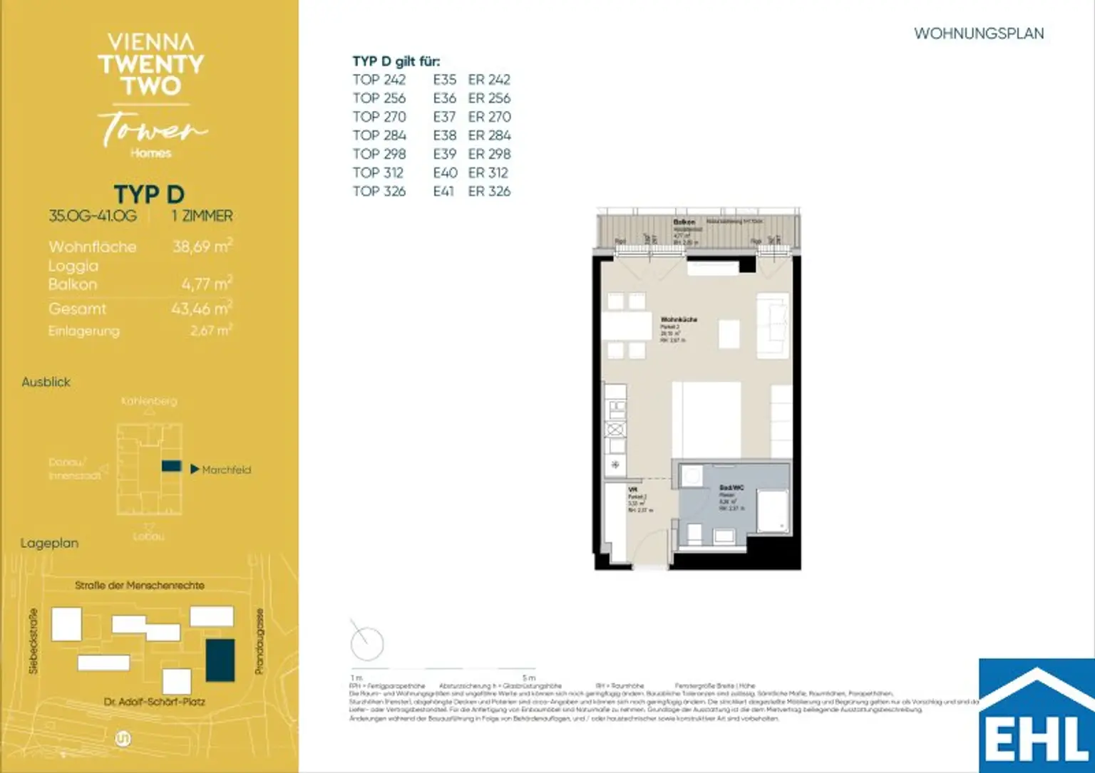 Erstbezug I TOWER HOMES bei der U1 *Rooftop-Pool inklusive*