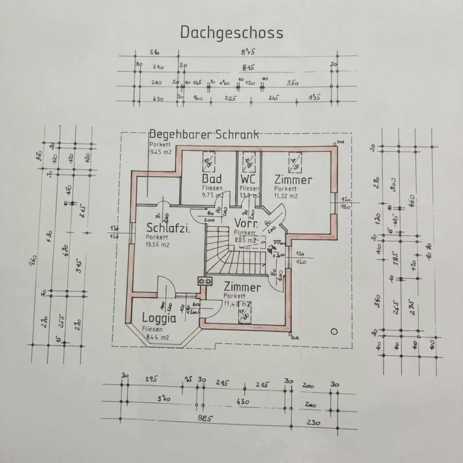Grundriss Dachgeschoss