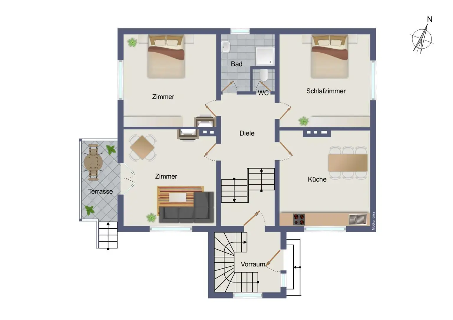 Grundriss EG