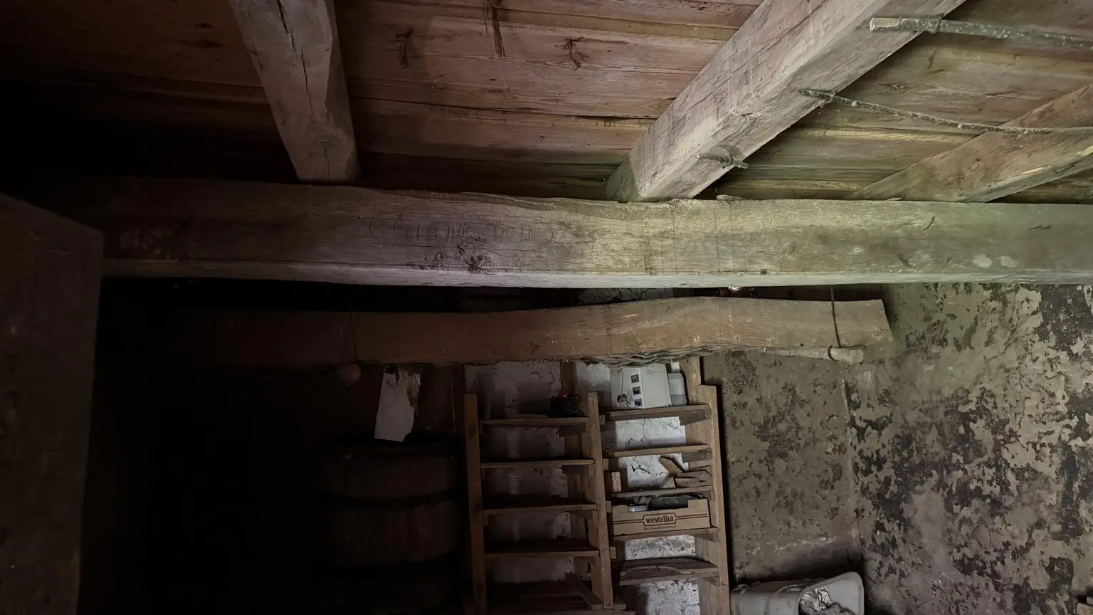 alte Holzdecke
