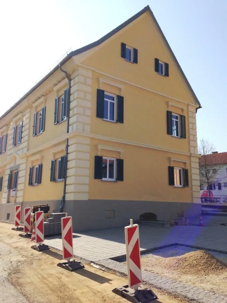 In der Ortsmitte von Kirchbach.