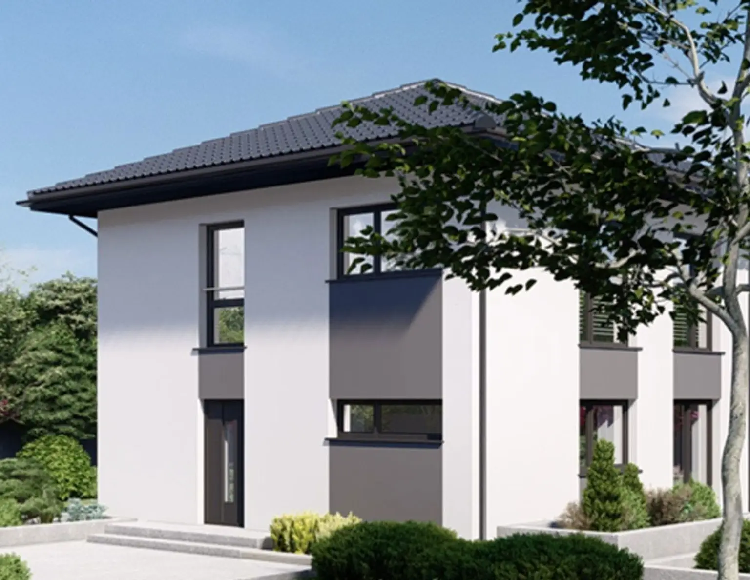 DAN-WOOD-FERTIGHAUS Hausserie Park schlüsselfetig auf Ihrem Grundstück!