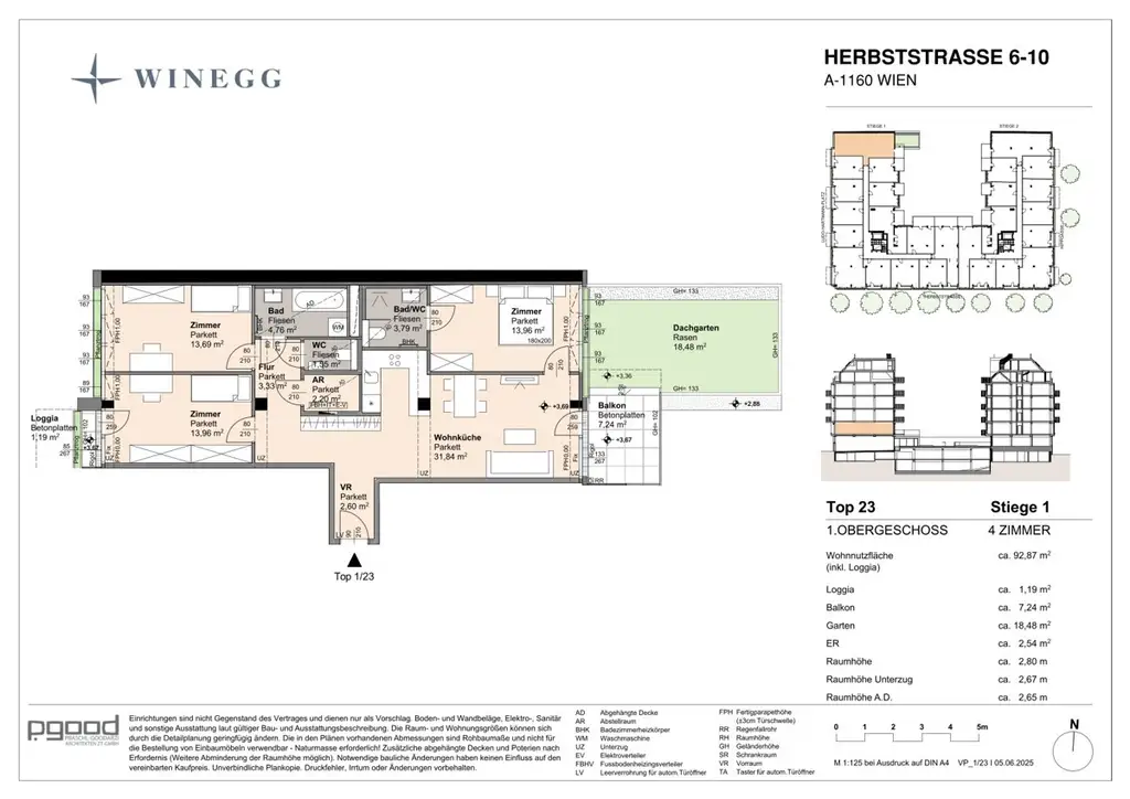 NEU: Gemütliche Vierzimmer-Wohnung mit Eigengarten - Wohnen am Park