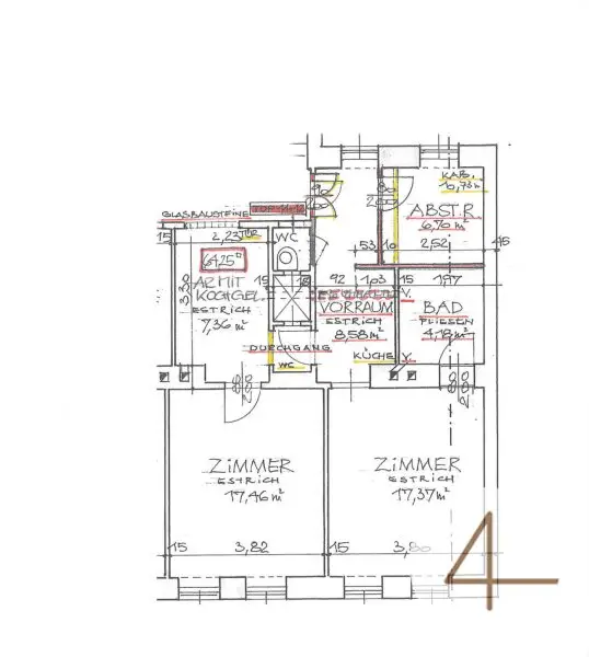 Neuwertig – sanierte Altbauwohnung – zentrumsnah – helle 3-Zimmer – Top-Infrastruktur