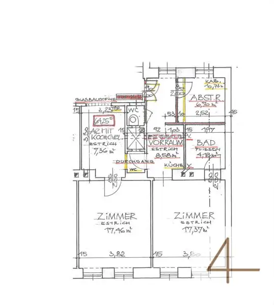 Neuwertig – sanierte Altbauwohnung – zentrumsnah – helle 3-Zimmer – Top-Infrastruktur
