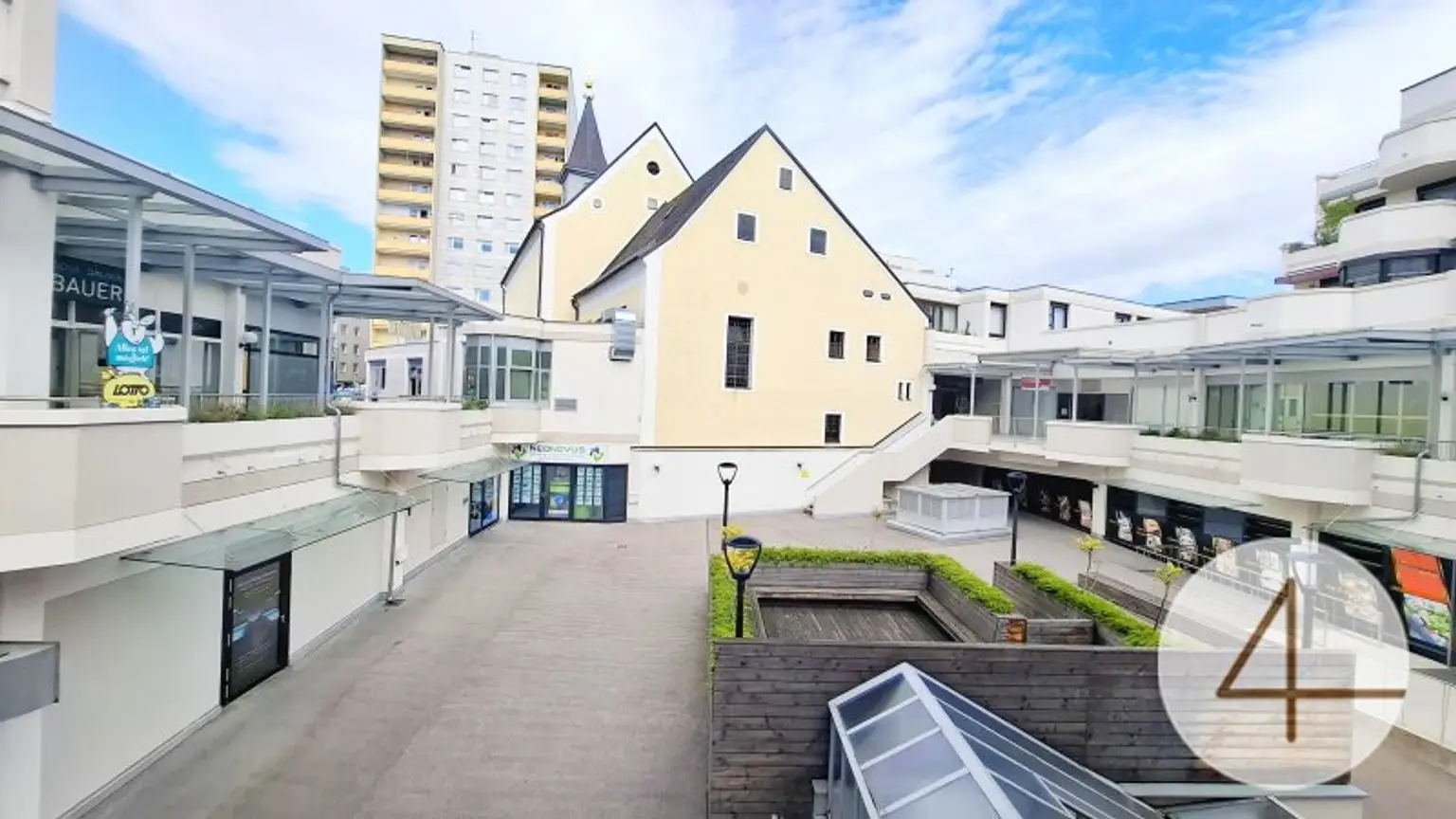 Gut vermietete Geschäftsfläche im Traunpark