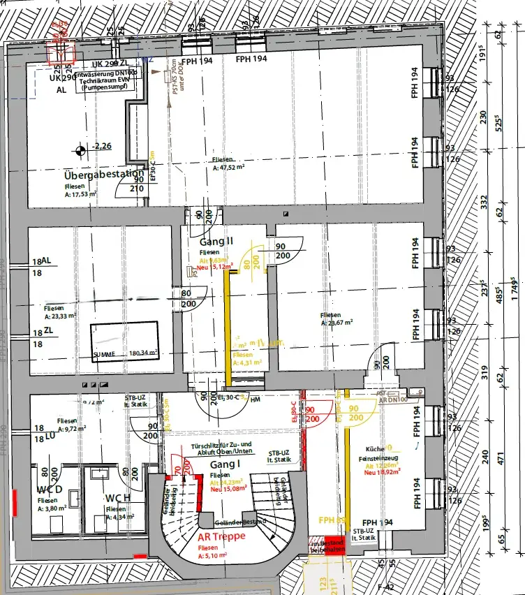 Plan Kellergeschoß