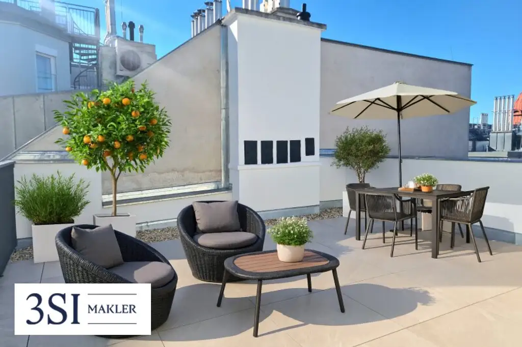 Dachwohnung der Extraklasse - Stilvoll mit großzügiger Freifläche