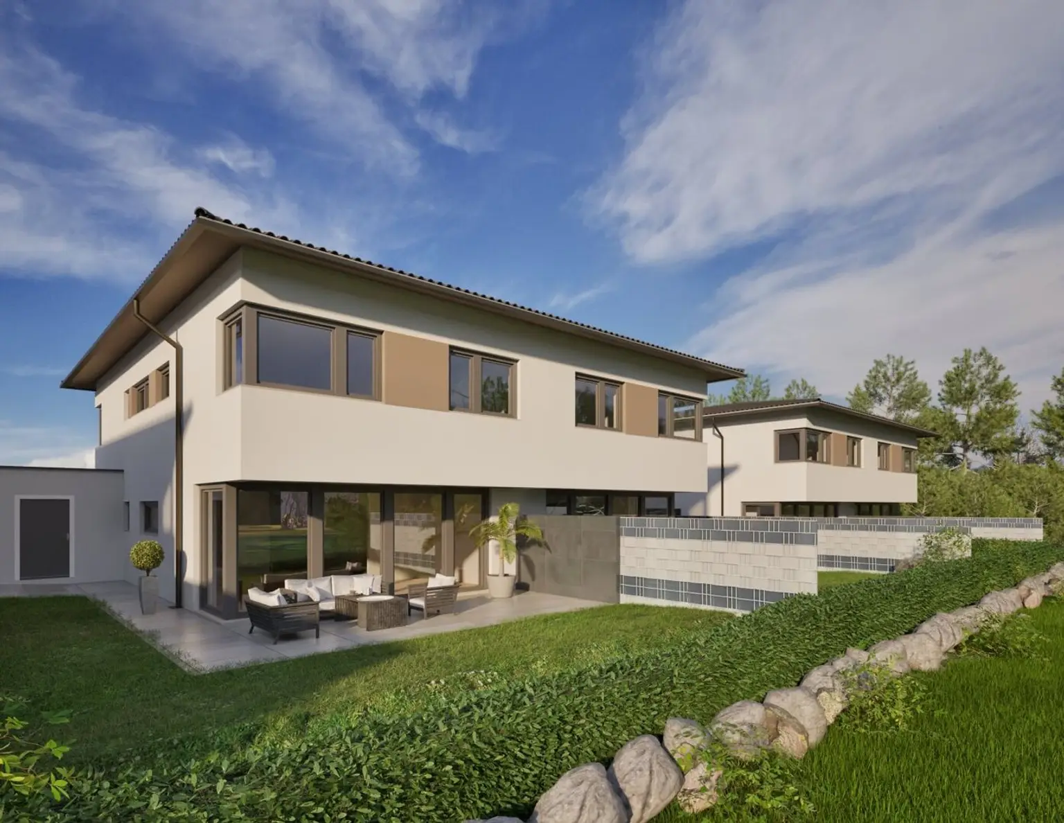Neubauprojekt Doppelhaushälften WELLzenegg - Klagenfurt