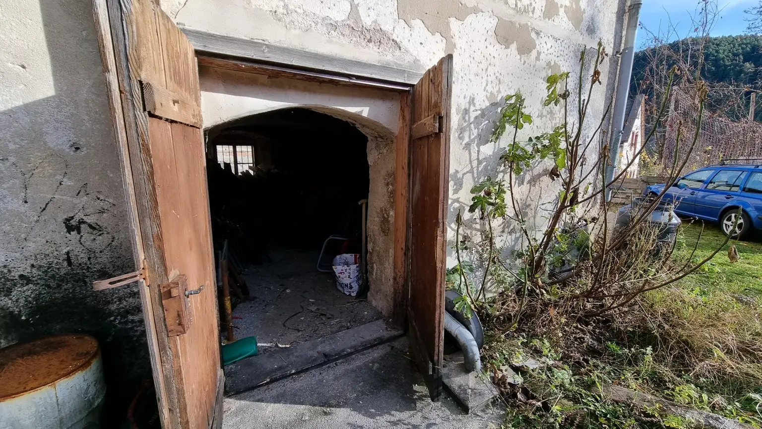 Innenhof-Abstellraum