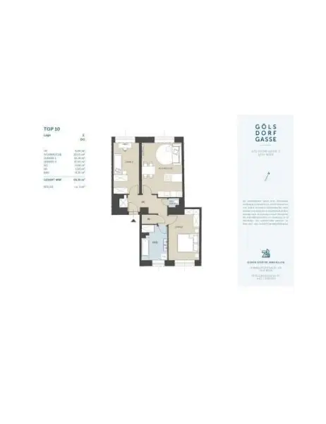 Grundriss Gölsdorfgasse Top 10