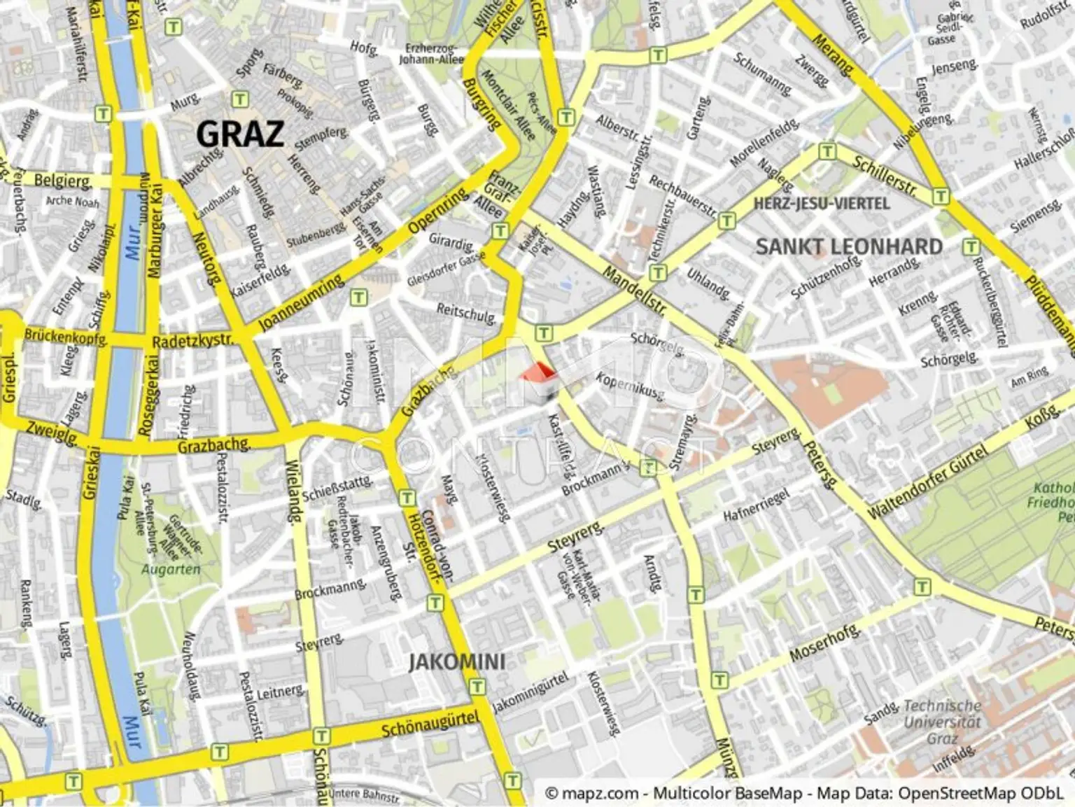 Geolyzer Kartenausschnitt