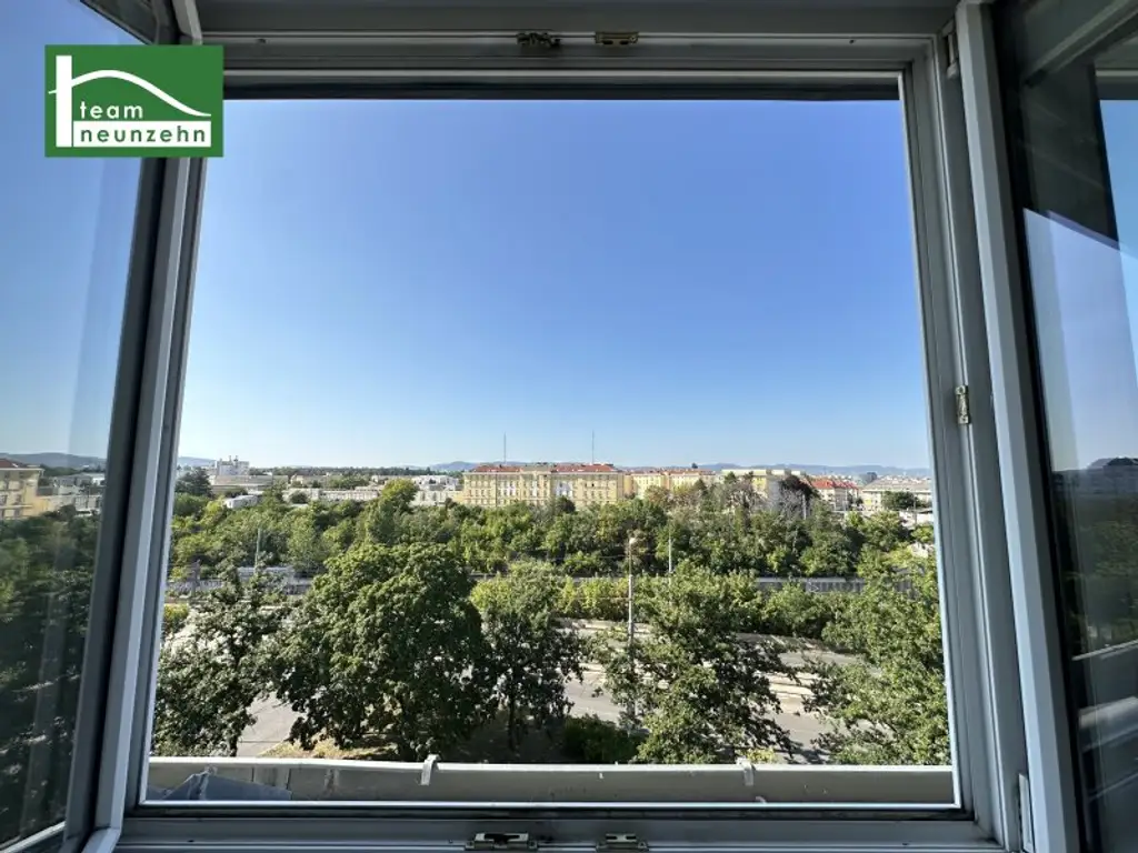 Panoramablick-Wohnung mit Dachterrasse nahe U6 Meidling zwischen Schönbrunn und Wienerberg - Frisch renoviert!