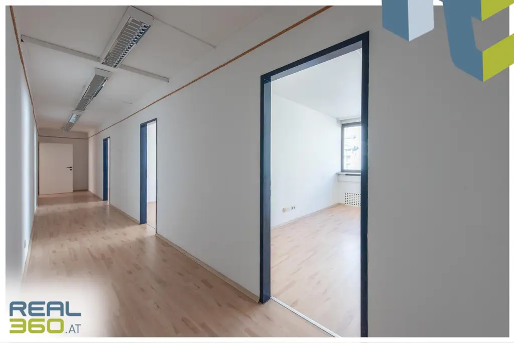 Büro-/Ordinationsfläche mit optimaler Aufteilung in Linz-Zentrum zu vermieten, Teilung der Flächen möglich!
