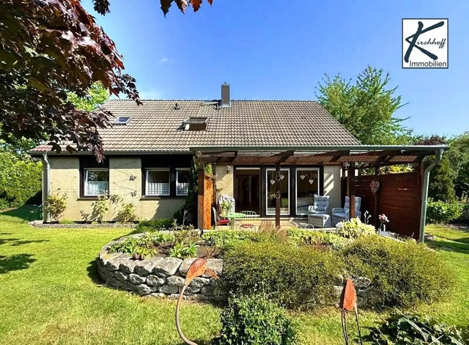 Blick aufs Haus
