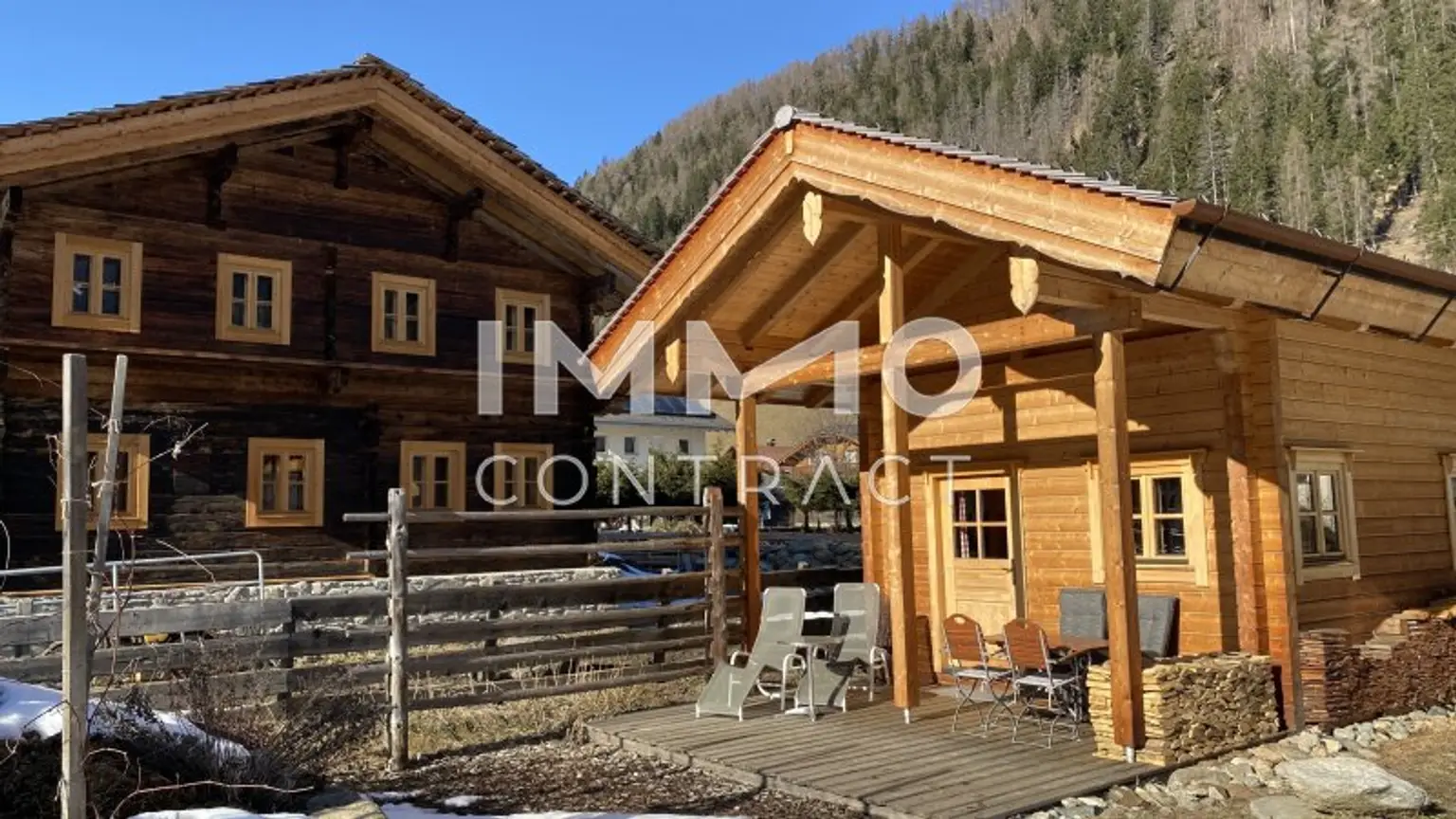 Hotel-Ensemble mit Luxus-Chalets
