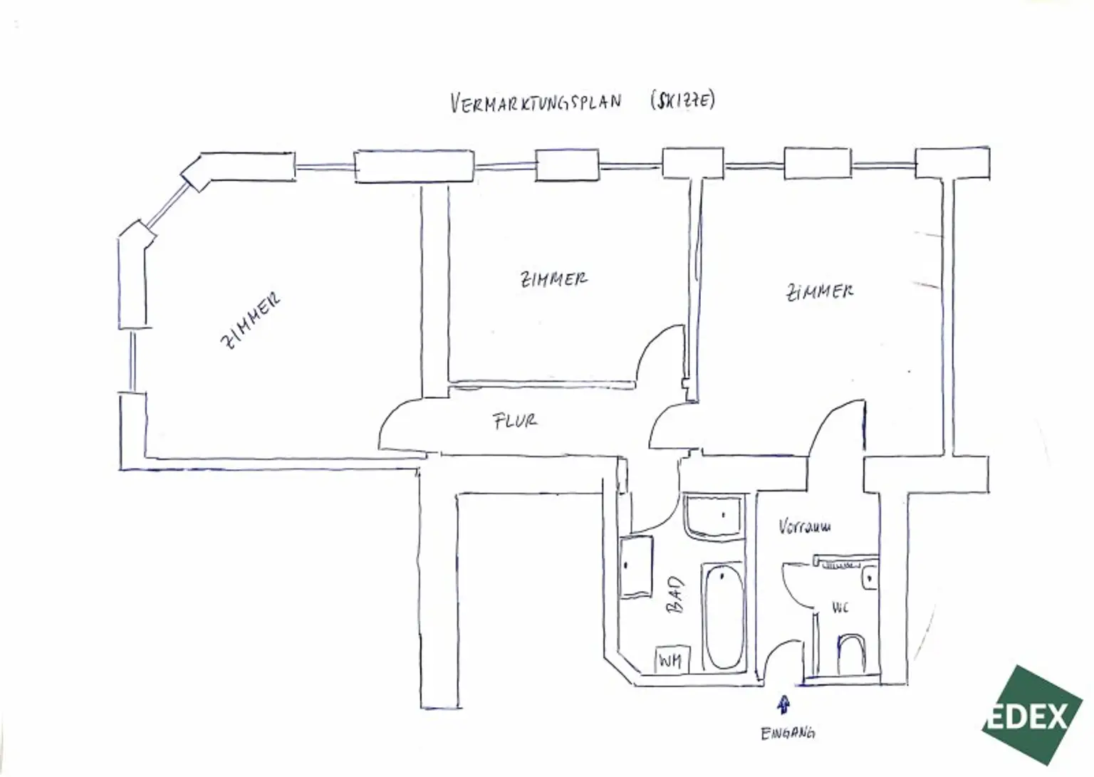 Helle Räume, klarer Grundriss – Sanierte 76 m² im Herzen Ottakrings