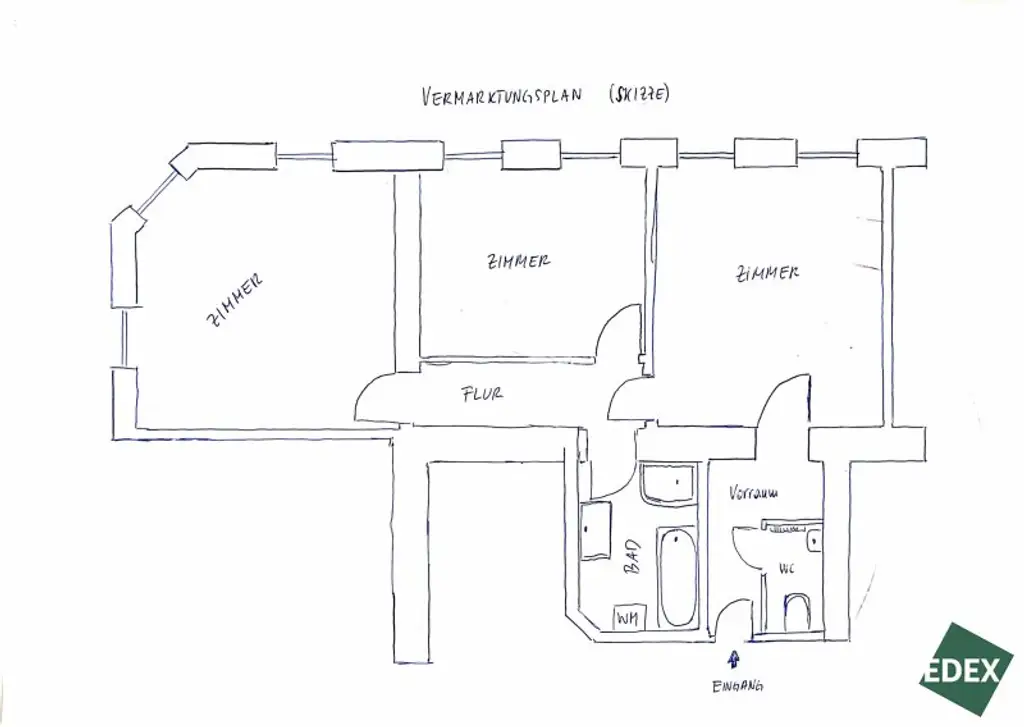 Helle Räume, klarer Grundriss – Sanierte 76 m² im Herzen Ottakrings