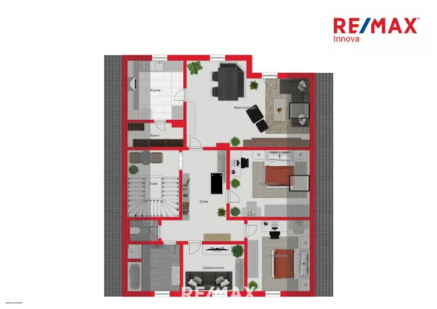 Obergeschoss Haus ALT