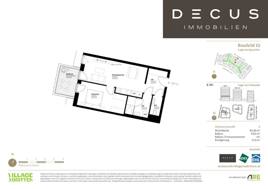 | ZWEI ZIMMER | EIGENNUTZER | URBAN DAHEIM | VILLAGE IM DRITTEN | BAUFELD 13 | FERTIGSTELLUNG 2027