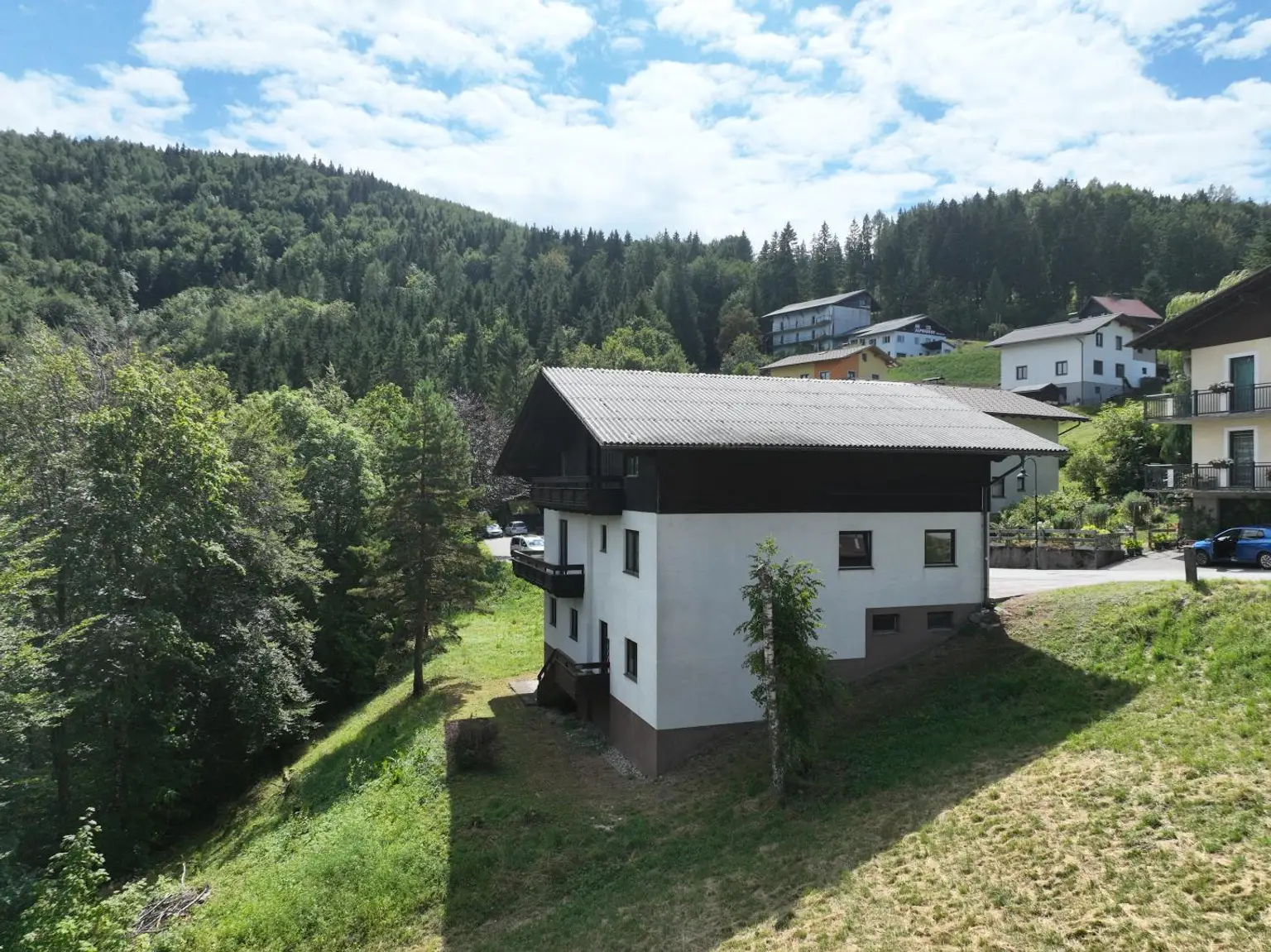 Blick auf das Haus