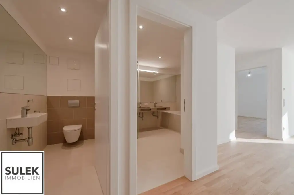 Moderne 2-Zimmer Wohnung mit luxuriöser Ausstattung & großer Loggia ~ ab Dezember beziehbar ~ Projekt Leopold!