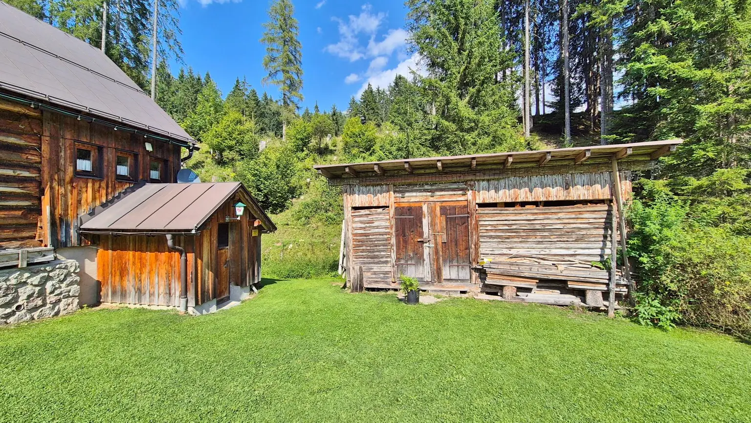 Bad Mitterndorf: Almhütte!! auf Eigengrund mit Nebengebäuden