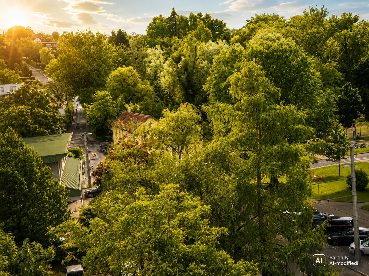 Blick von der Wohnung