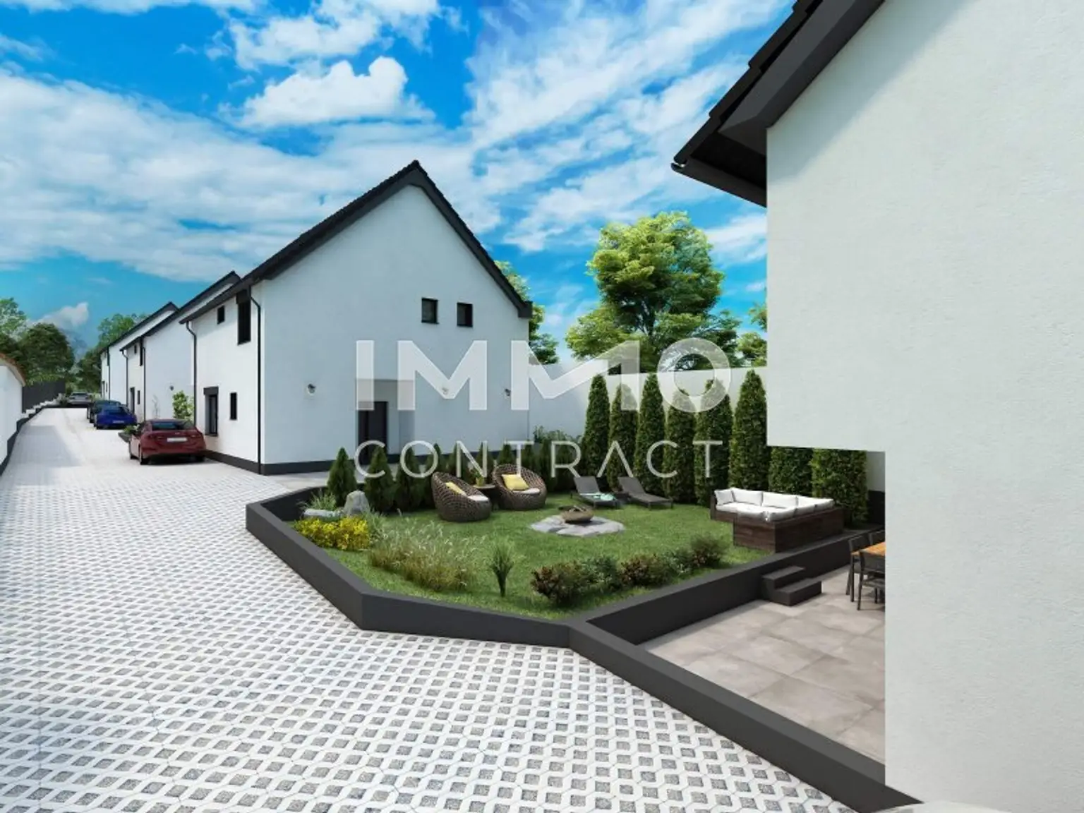 Gartenansicht Haus 1