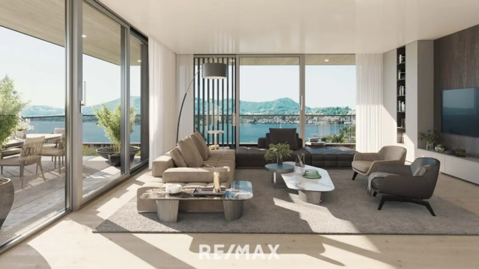 Rendering Bright Side Wohnzimmer