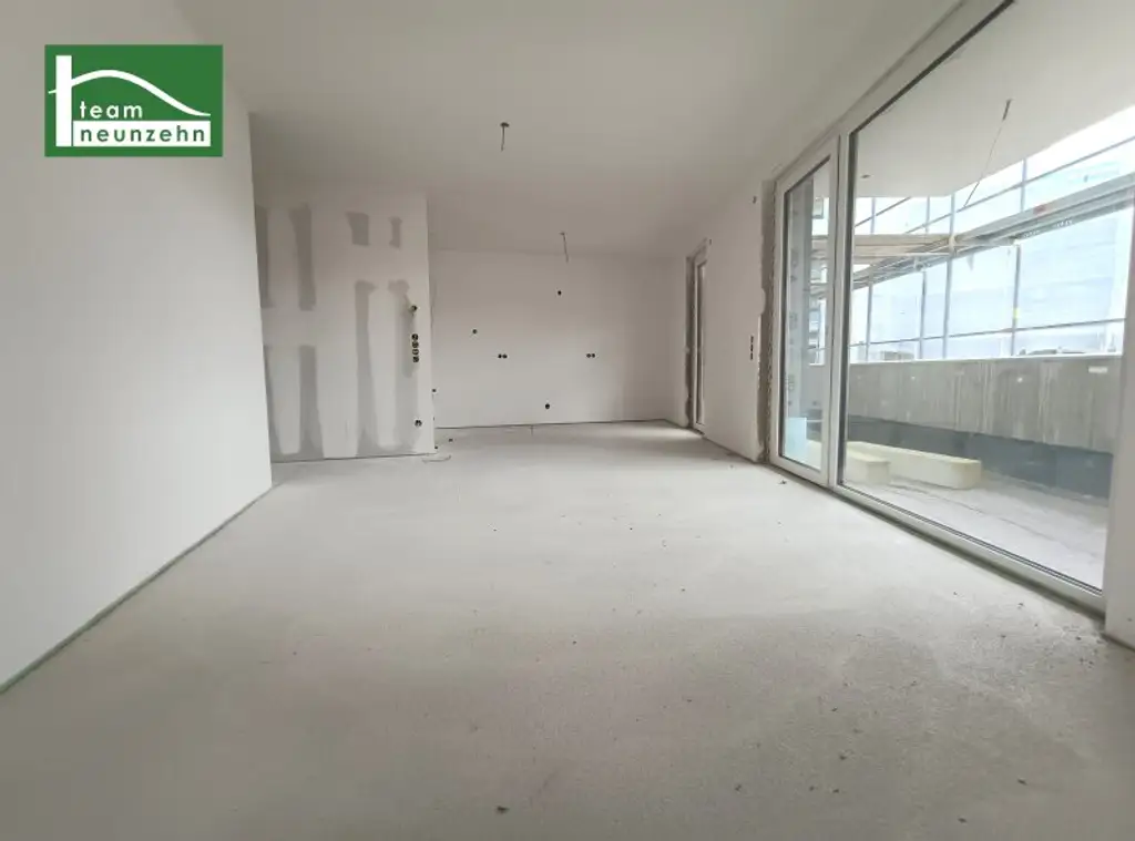 Wohntraum mit großem Balkon in absoluter Ruhelage - 3-Zimmer-Erstbezugswohnung - Seniorengerecht - FLORIANI – Quartier am Tullnerfeld