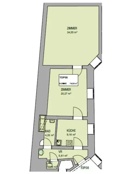 NEU! Geräumige 2,5-Zimmerwohnung im Beethovenhaus zu vermieten!