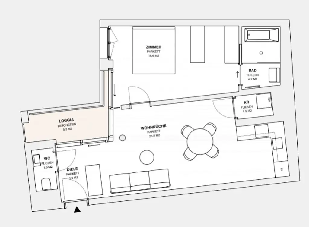 ++MOLLARD 50++ außergewöhnliche 2-Zimmer-Wohnung mitten im Herzen der Stadt