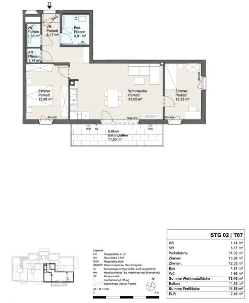Neues Projekt in der Schwarzelackenau beim Marchfeldkanal - noch 17 Einheiten verfügbar!