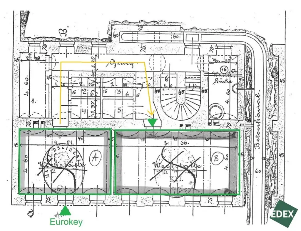 Souterrain-Lager im 16. Bezirk