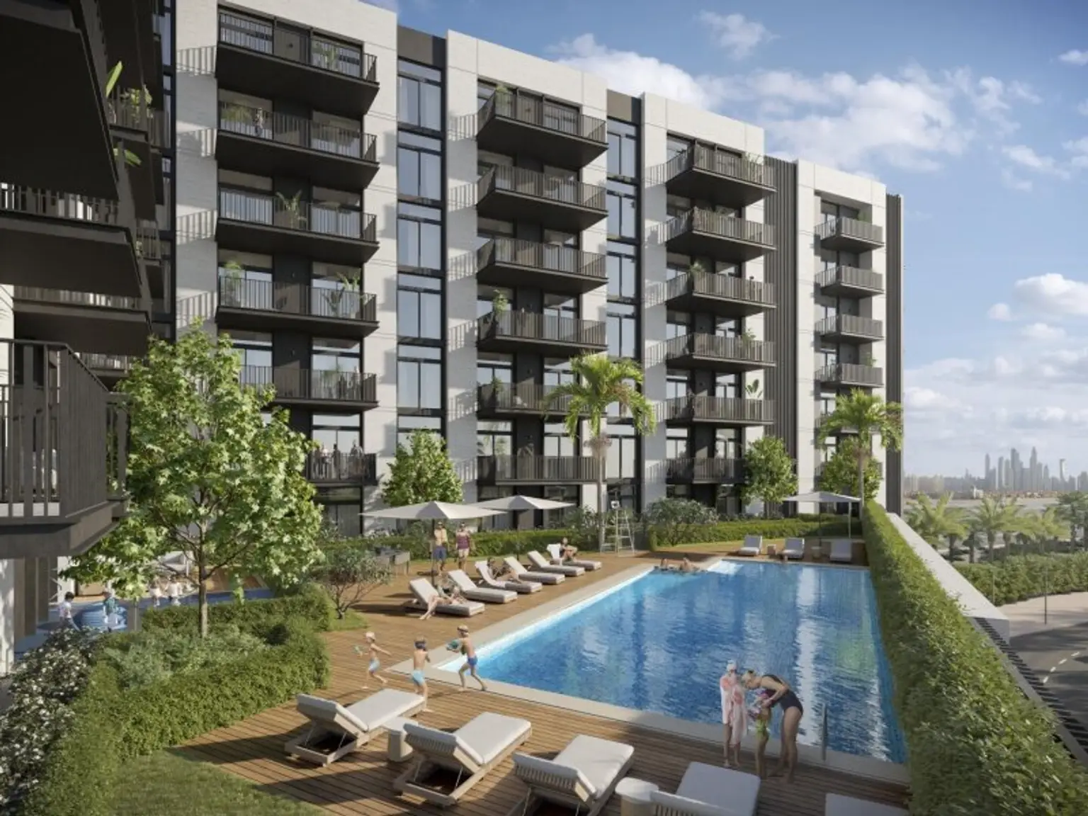 pool deck