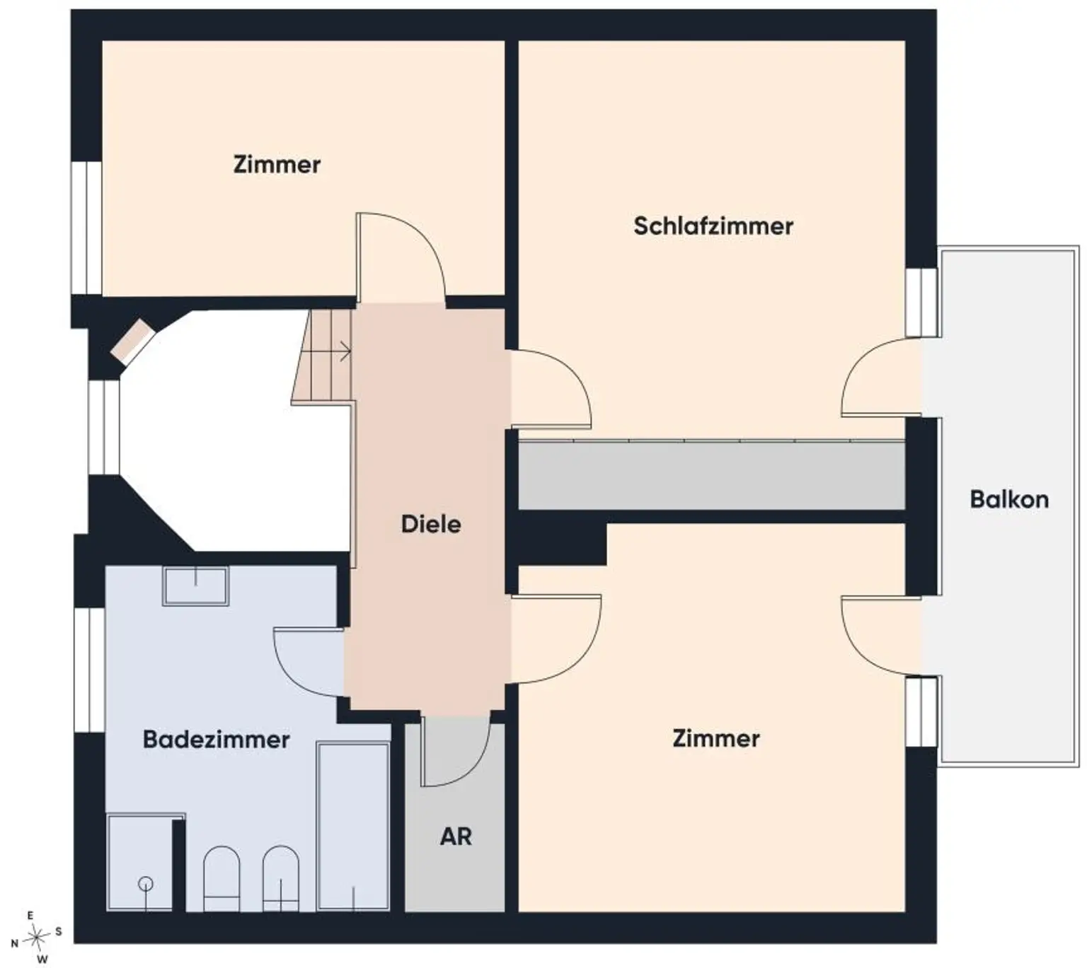 Grundriss ohne Maßstab OG