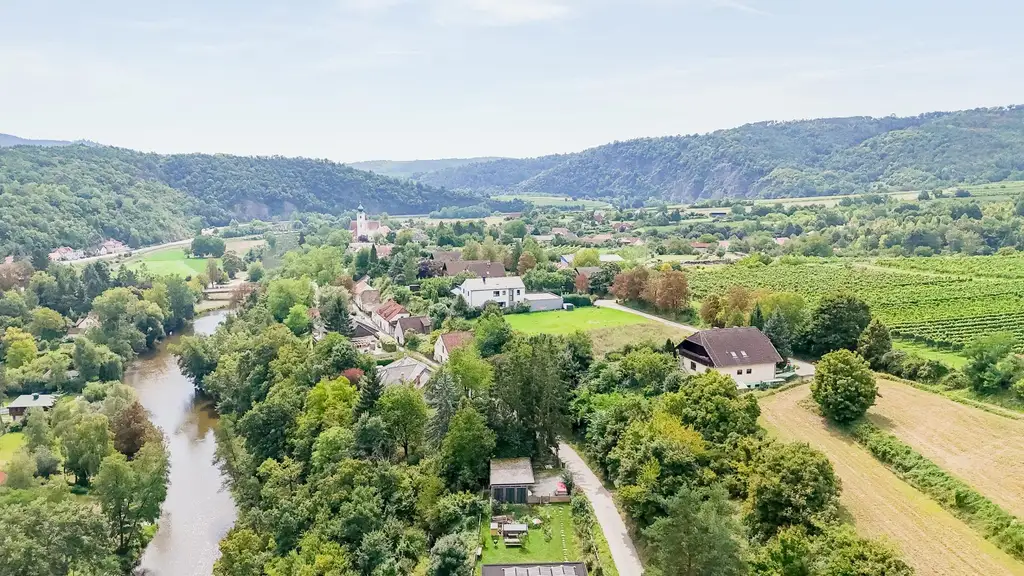 Blockhaus mit unverbaubarem Ausblick ins Kamptal