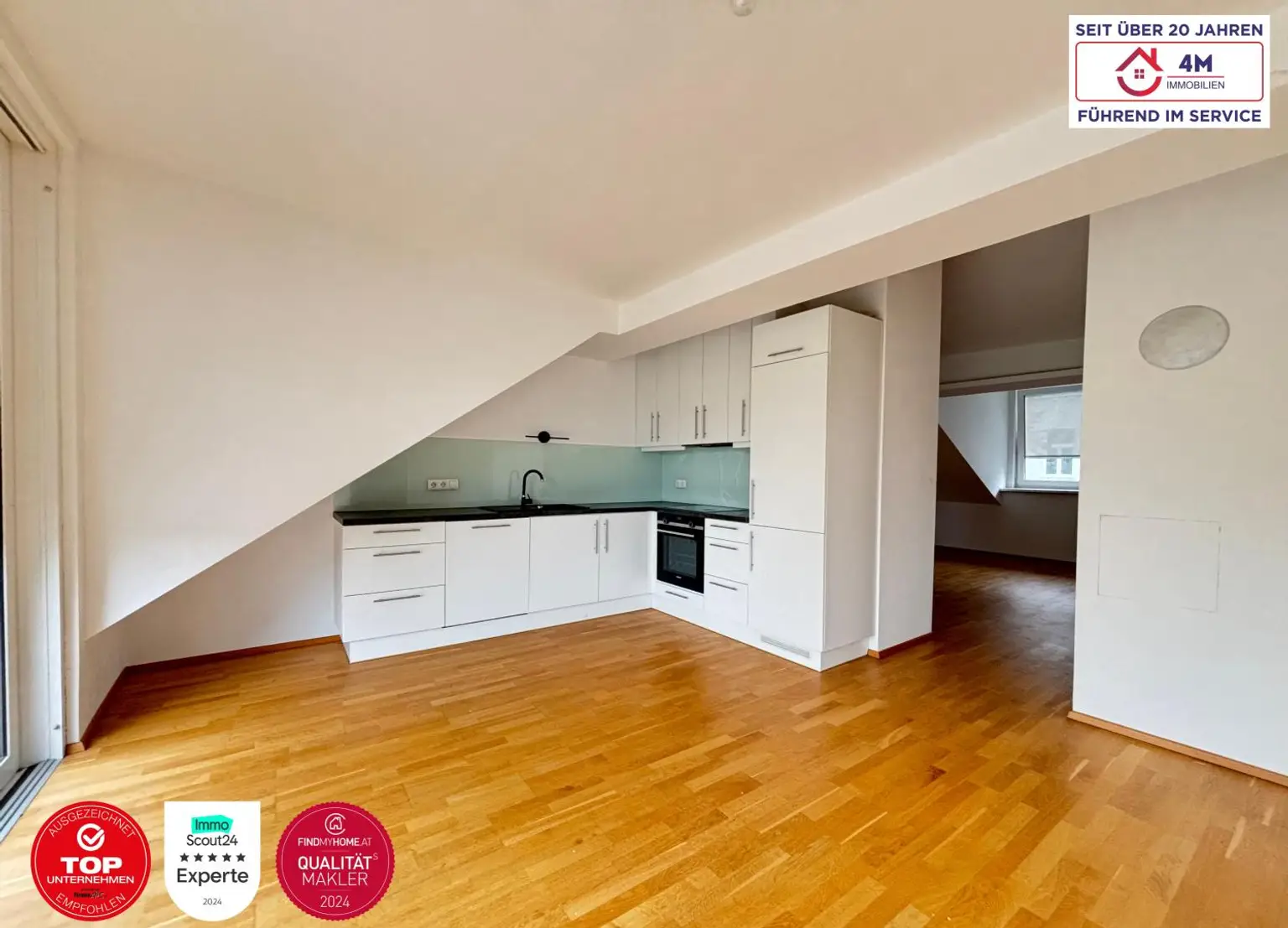 Moderne 3er-WG im Dachgeschoss mit Terrasse in Meidling